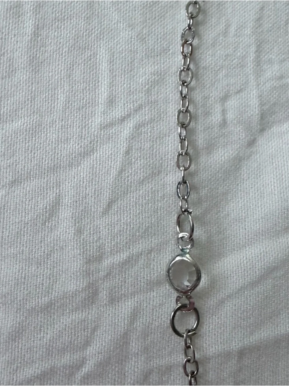 Brand New Y2K Magic Fantasy Silver Diamond Pink Heart Charm Pendant Necklace